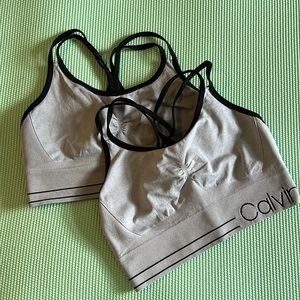 2 Medium Calvin Klein Performance Sports Bras